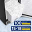 Machine à glaçons sous le comptoir de 15 pouces Coolake, machine à glaçons autoportante en acier inoxydable intégrée de 100 lb / jour avec bac de rangement de 30 lb, autonettoyante, machine à glaçons sous armoire pour bureau à domicile