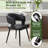 19"H Upholstered Faux Leather Kitchen Dining Armchair -1364174531-1365034754