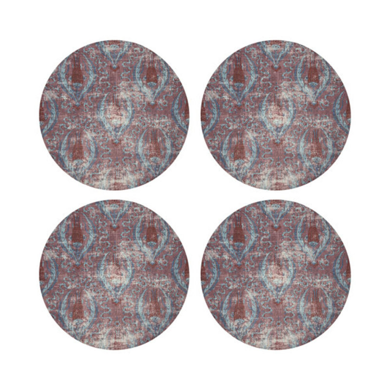 Sous-verre Byzantine, Rouge