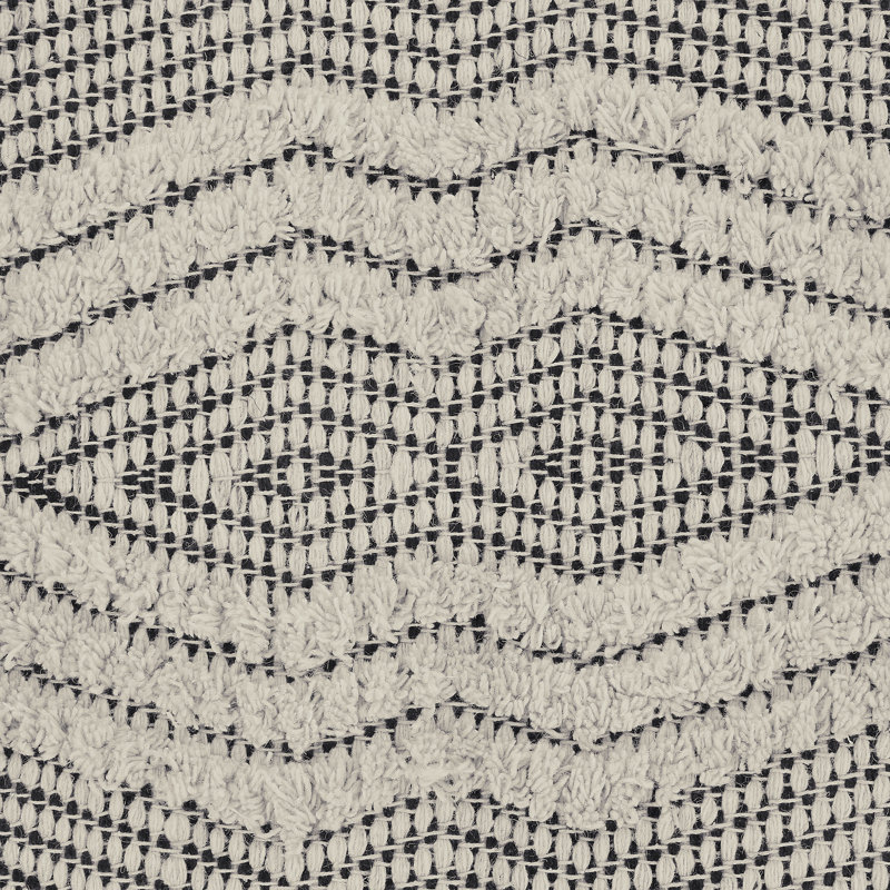 Fowey Geometric Wool Hand Woven Area Rug, Runner 80 x 244cm