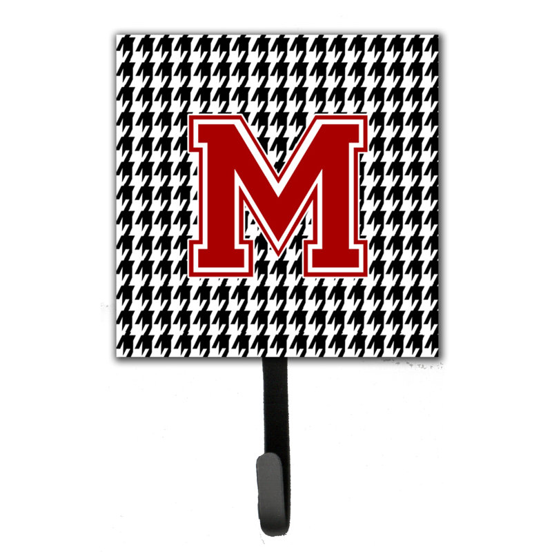 Porte-laisse houndstooth et crochet mural, M