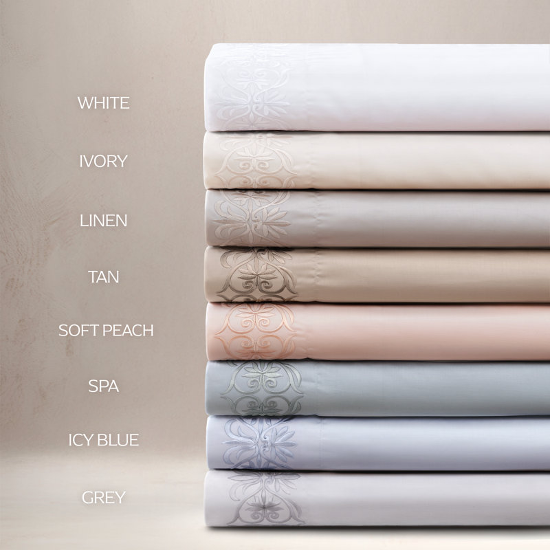 Ariane Pillow Case, White, King