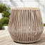 Tables de patio compactes, style côtier en bois d'acacia pour la maison