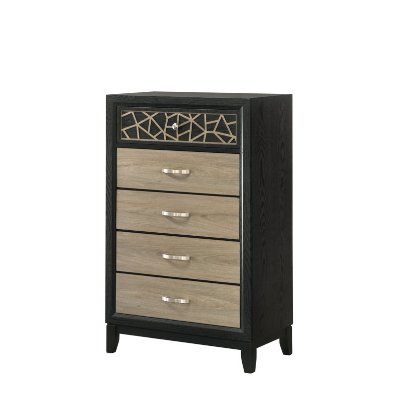 Commode 5 tiroirs Jelayne