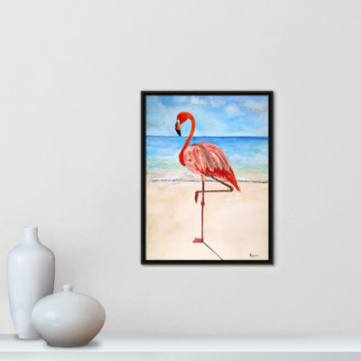 Imprimé flamant rose par Mike Ragan pour 