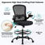 Chaise de dessinateur en maille Laquon -401310253