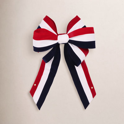 Piercy 36'' Striped Polyester Bow