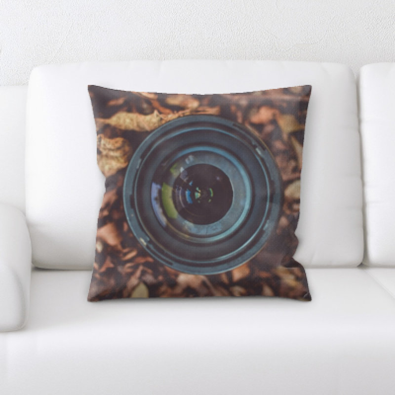 Microsuede Reversible Throw Pillow