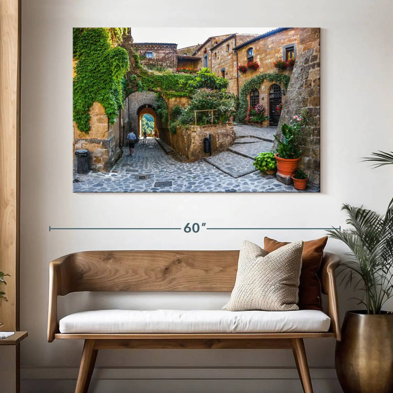 Kavia Civita Di Bagnoregio Town, 34" H x 51" W