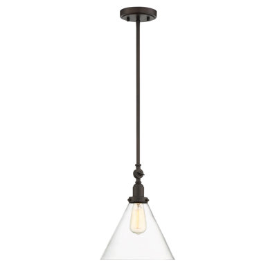 Catalina Dimmable Glass Single Light Pendant