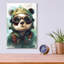 «Aviator Panda» par MomArt, verre mural-1655440924