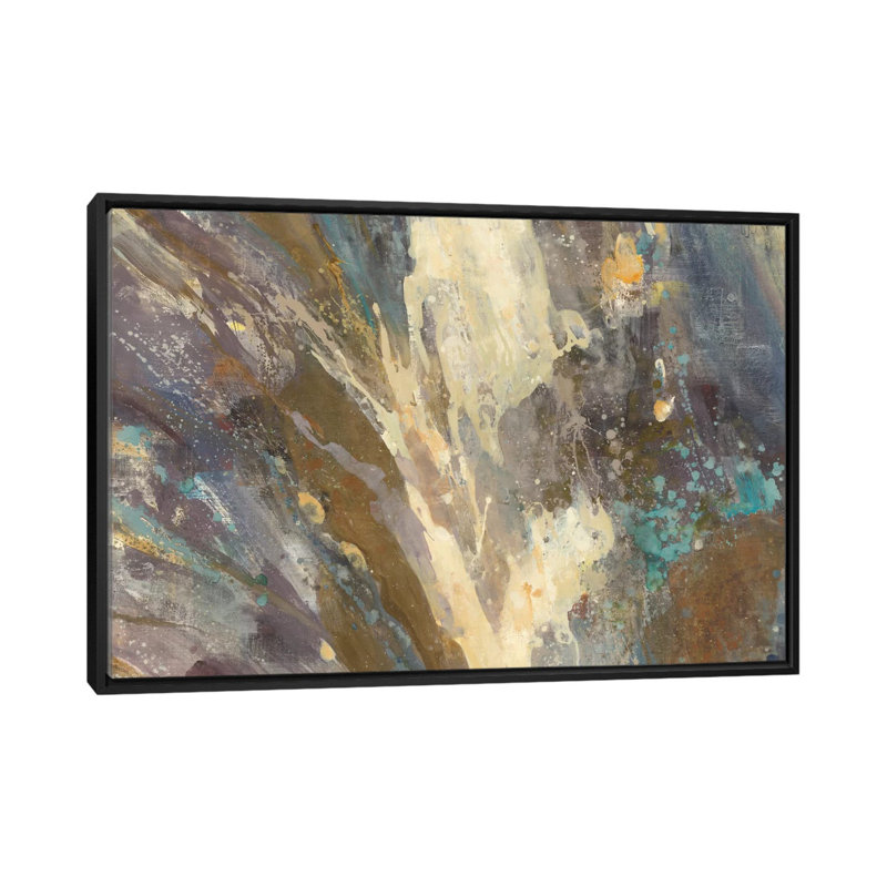 «By The Water's Edge», reproduction d'art sur toile tendue, H 18 po x l 26 po x P 1,5 po, Pas de tapis, Toile avec cadre noir