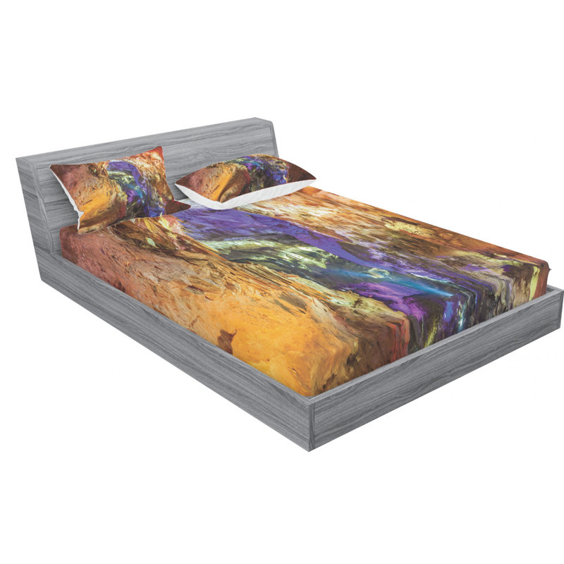 Microfiber Sheet Set, Queen Sheet Set with Fitted Sheet