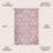 Mashawna Blocks Modern Geometric Rose/White Rug-1887029266