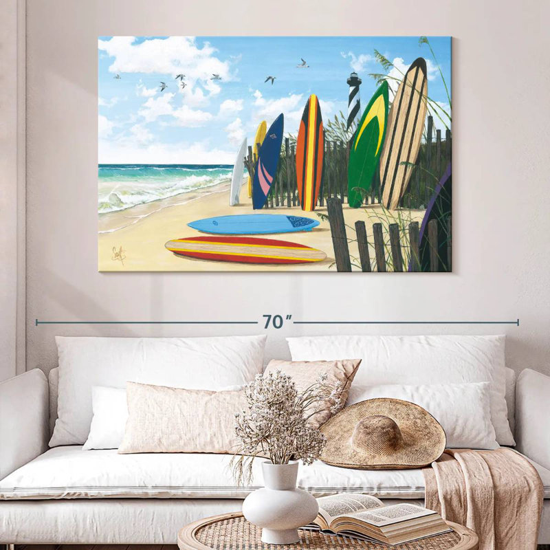Senne Surf Boards, 34" H x 51" W