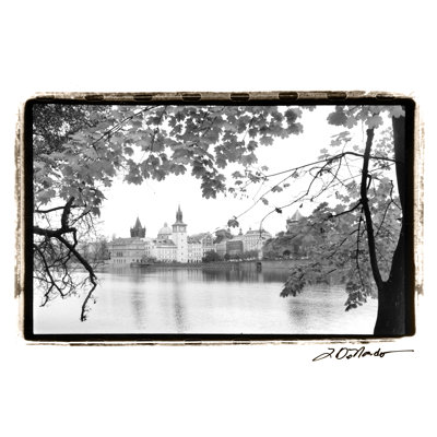 Peaceful River - Wrapped Canvas Painting