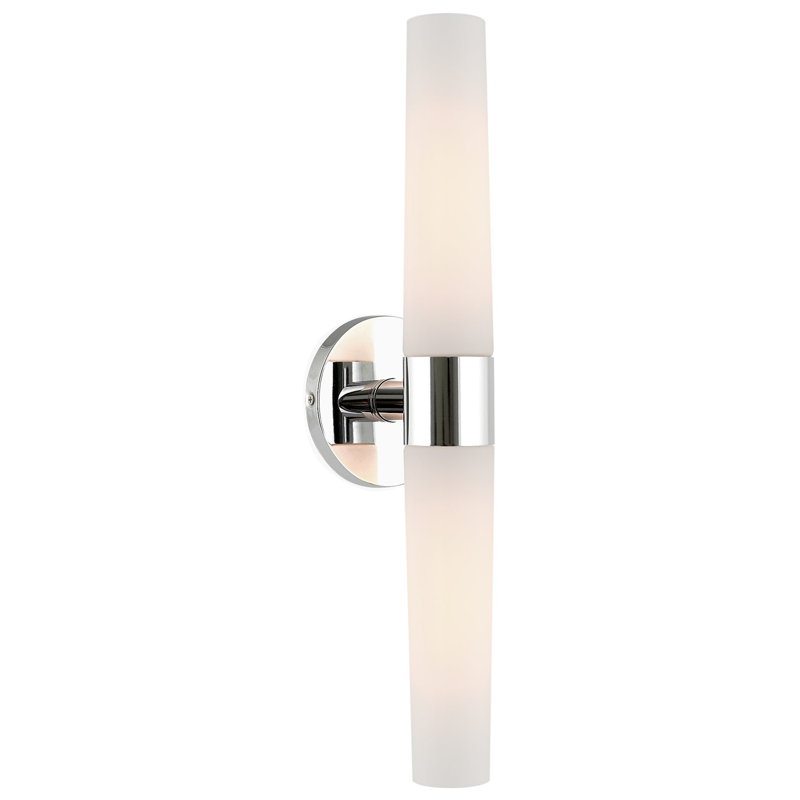Armed Sconce, 21.25" H x 5" W x 4.5" D, Silver