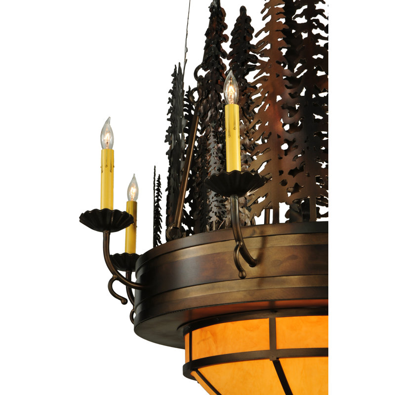 Rustic Lodge 17 - Light Chandelier