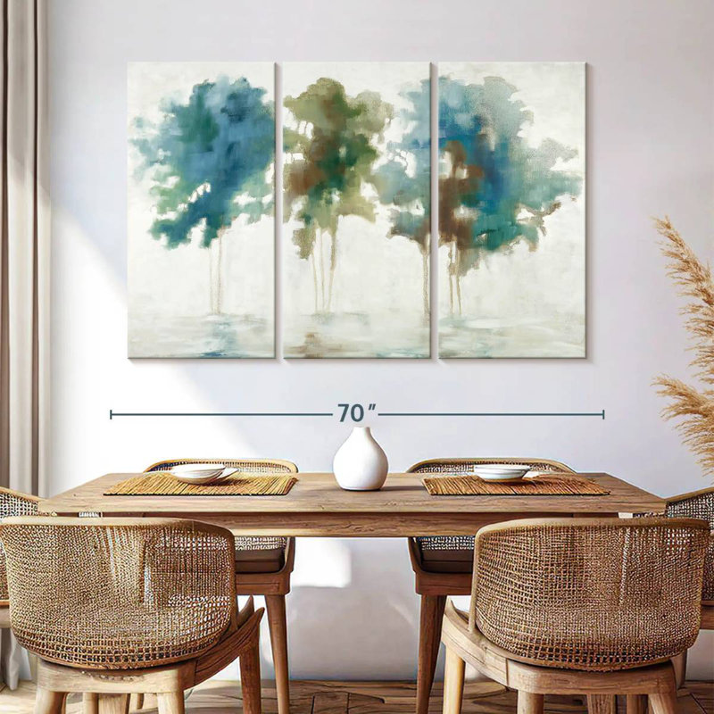 Harnek Tree Trio, 42" H x 65" W