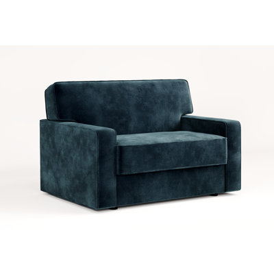 Jay-Be® Linea Snuggler Sofa Bed with e-Sprung™ Mattress - Luxe Velvet