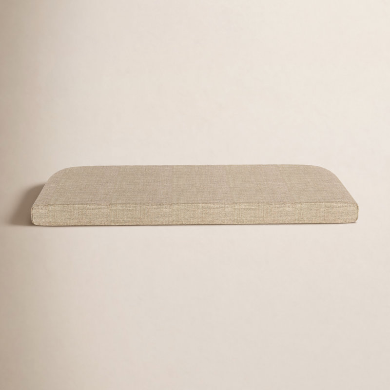 Ottoman/Bench Replacement Cushion 19L x 42.75W x 3D Sunbrella, Cast Ash Sunbrella® Plainweave