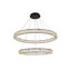 Lustre ovale en cristal 2 lumières Steveson-96795980-96795982