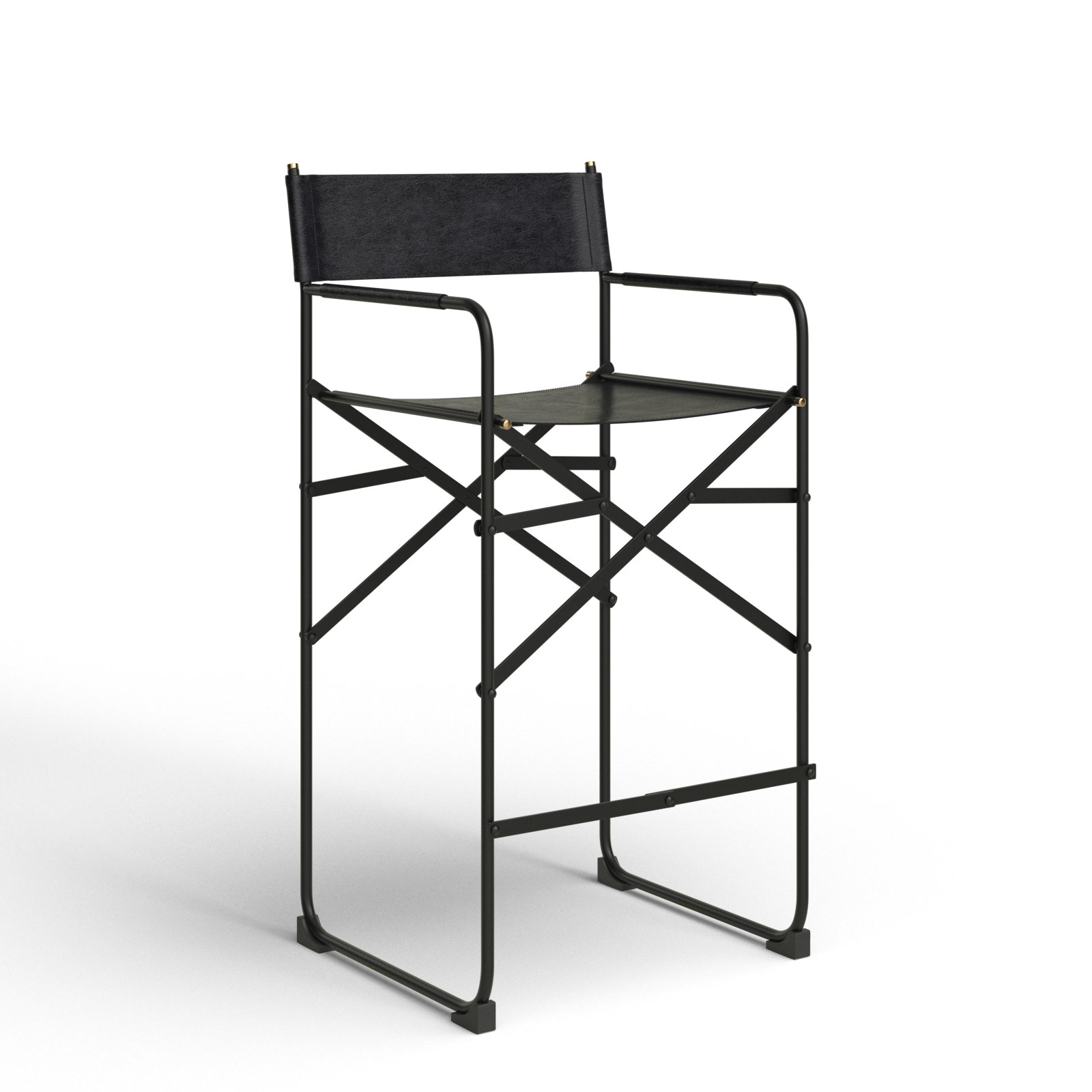 Sambac Bar & Counter Stool, Counter Stool (26.5” Seat Height), Black