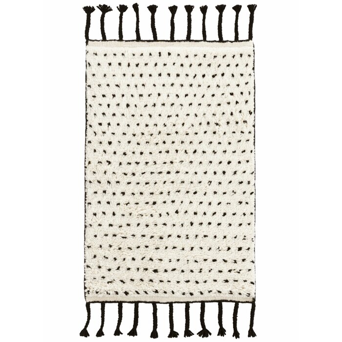 Dash and Albert Rugs Speck Polka Dots Area Rug in Black & Reviews ...