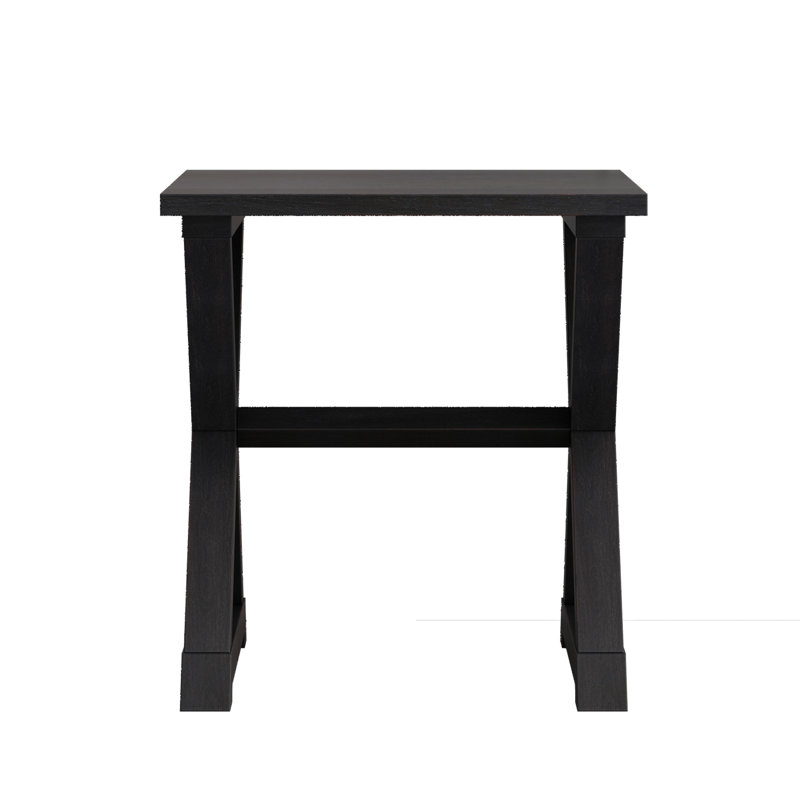 Table d'appoint carrée, Noir