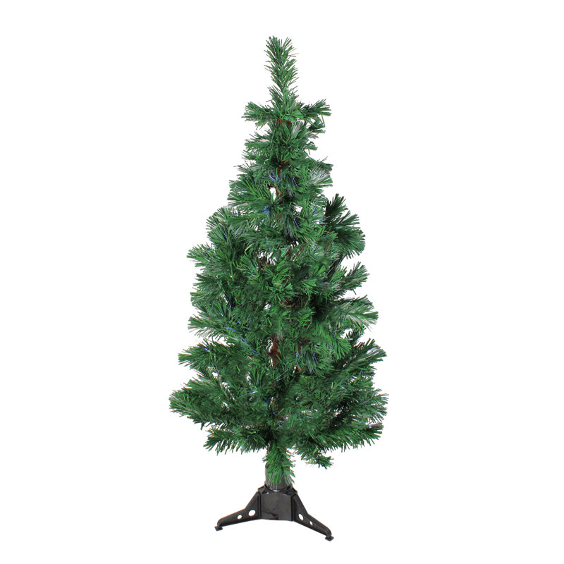 Arbre de Noël artificiel pin en forme de pin 5 'avec lumières multicolores