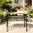 Foldable Picnic Table with Adjustable Height