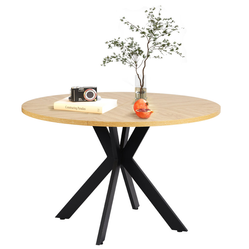 Stivers Round Dining Table, Yellow