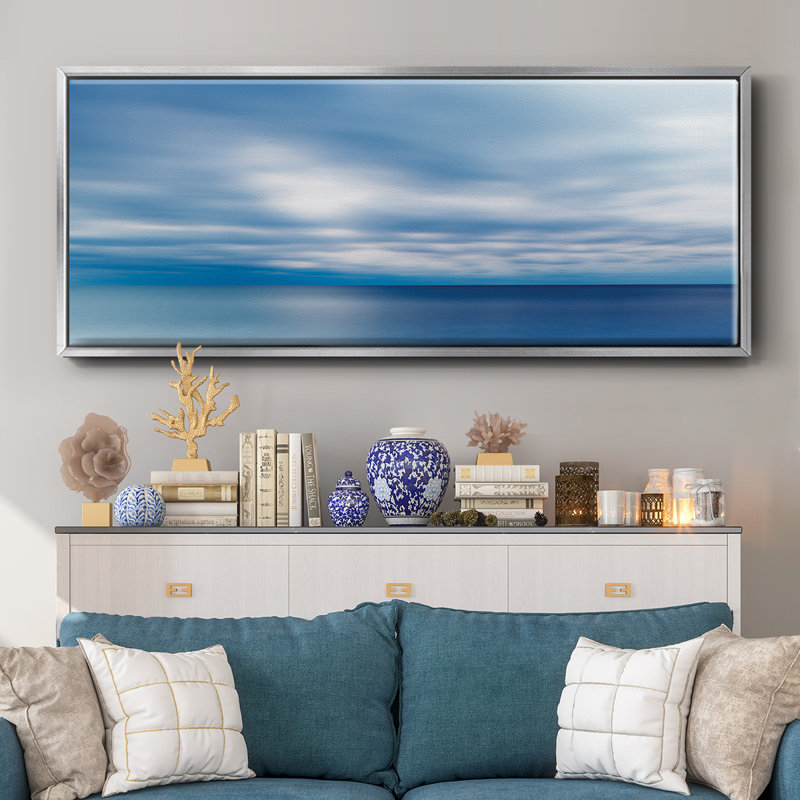 Forever Blue- Framed Canvas