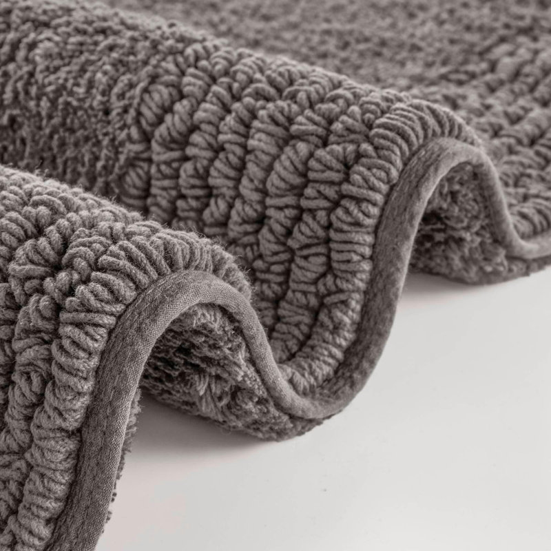 Tapis de bain réversible 100% coton touffeté 3000 g / m², Tapis de couloir 2 pi x 5 pi
