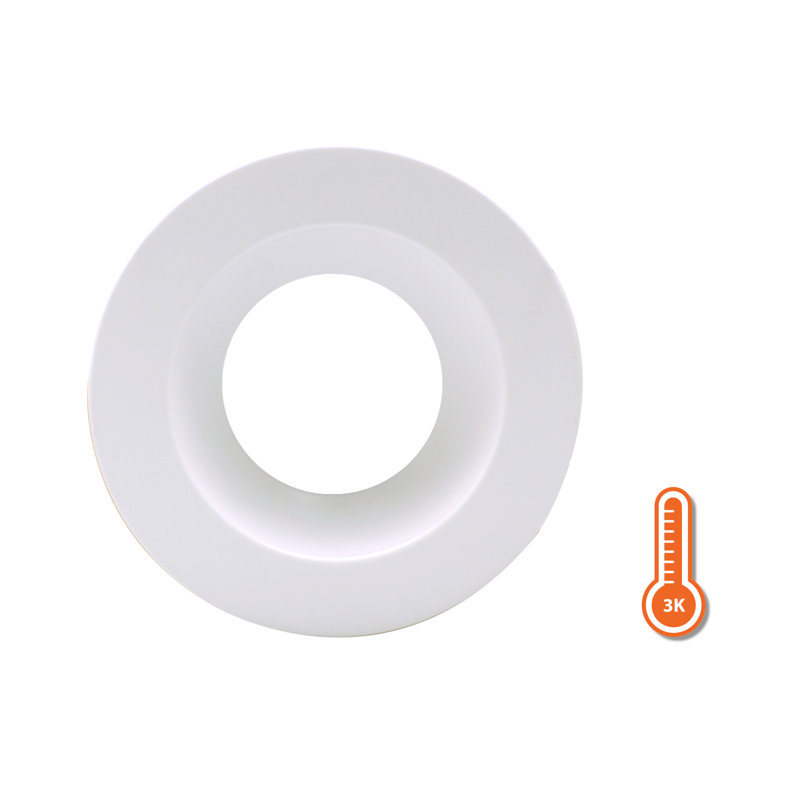 6-Inch White Dimmable LED Retrofit Recessed Lighting Kit, 12-Pack