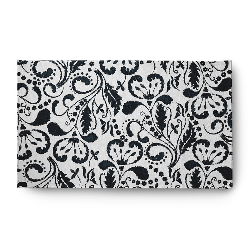 Chenille Floral Indoor Rug, Rectangle 3' x 5'