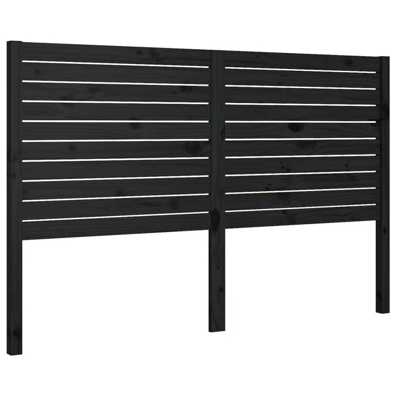 Jamael Solid Wood Headboard, Brown, 126 x 100 cm