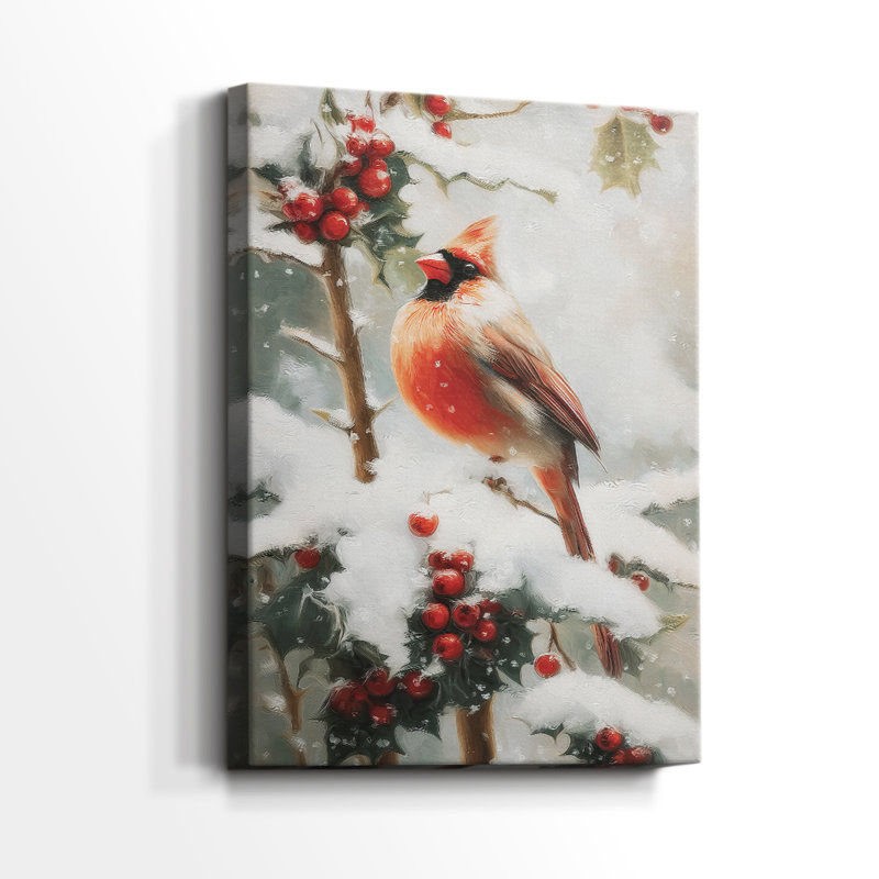 Golden Carols Serenade - toile tendue avec châssis de qualité supérieure, H 18 po x l 12 po