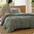 Bedsure Gingham Duvet Cover Set, 100% Washed Cotton Duvet Cover Linen‑Like, PureWoven with Reversible Yarn‑Dyed Design & Double‑Stitch Craft（Set of 3） -125054726-125054724