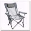 Chaise de camping inclinable avec 4 positions réglables, repose-pieds et conception pliante portative
