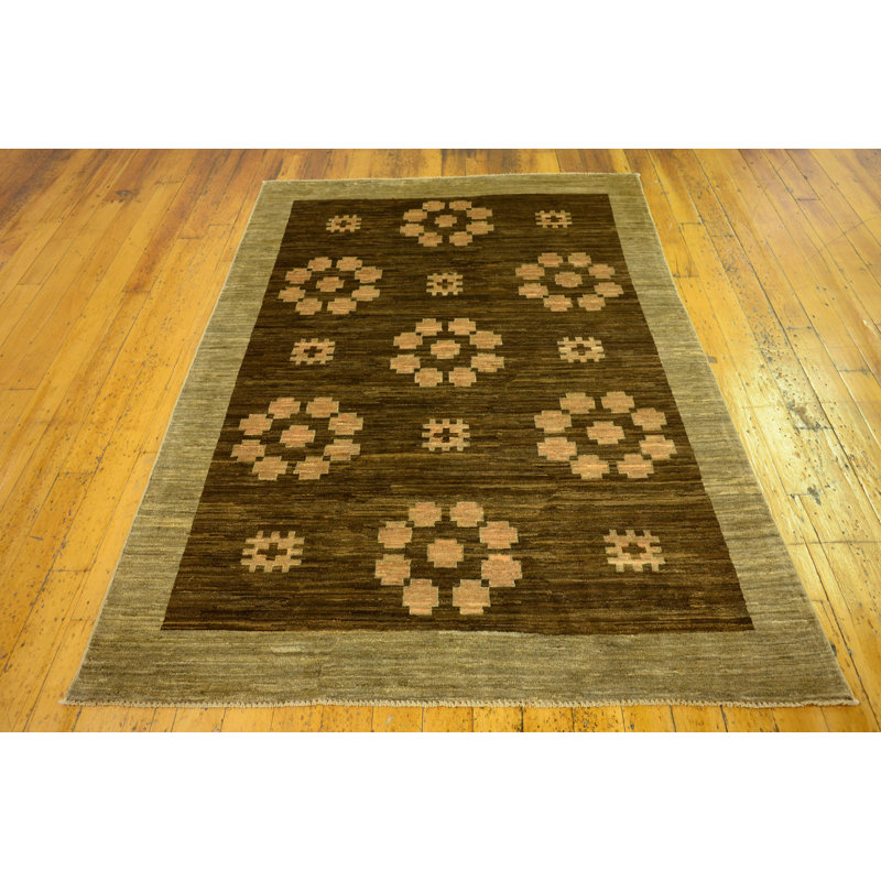 Nash One-of-a-Kind 4'8" X 6'6" New Age Wool Area Rug in