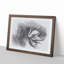 Swan in Abstract - Picture Frame Graphic Art Print-55728423-55728420