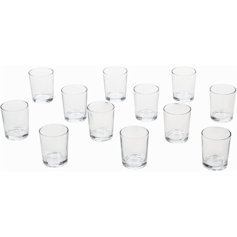 24 Piece Glass Tabletop Tealight Holder Set