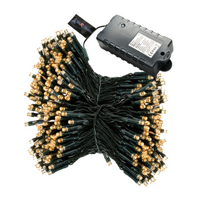 Outdoor Battery-Operated Multi-Function 300 LED String Light