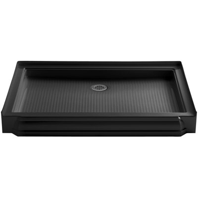 Memoirs 48" x 34" Single Threshold Rear Center Drain Shower Base