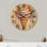 Horloge murale en bois Minimalist