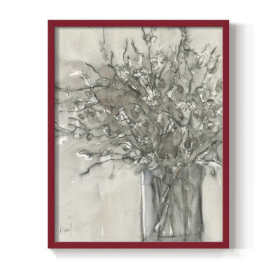 Impression encadrée Dry Elegance II - bois massif
