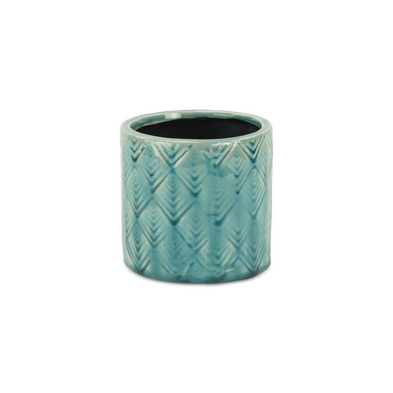 Rindel Handmade Pot Planter, 4.25" H x 4.5" W x 4.5" D