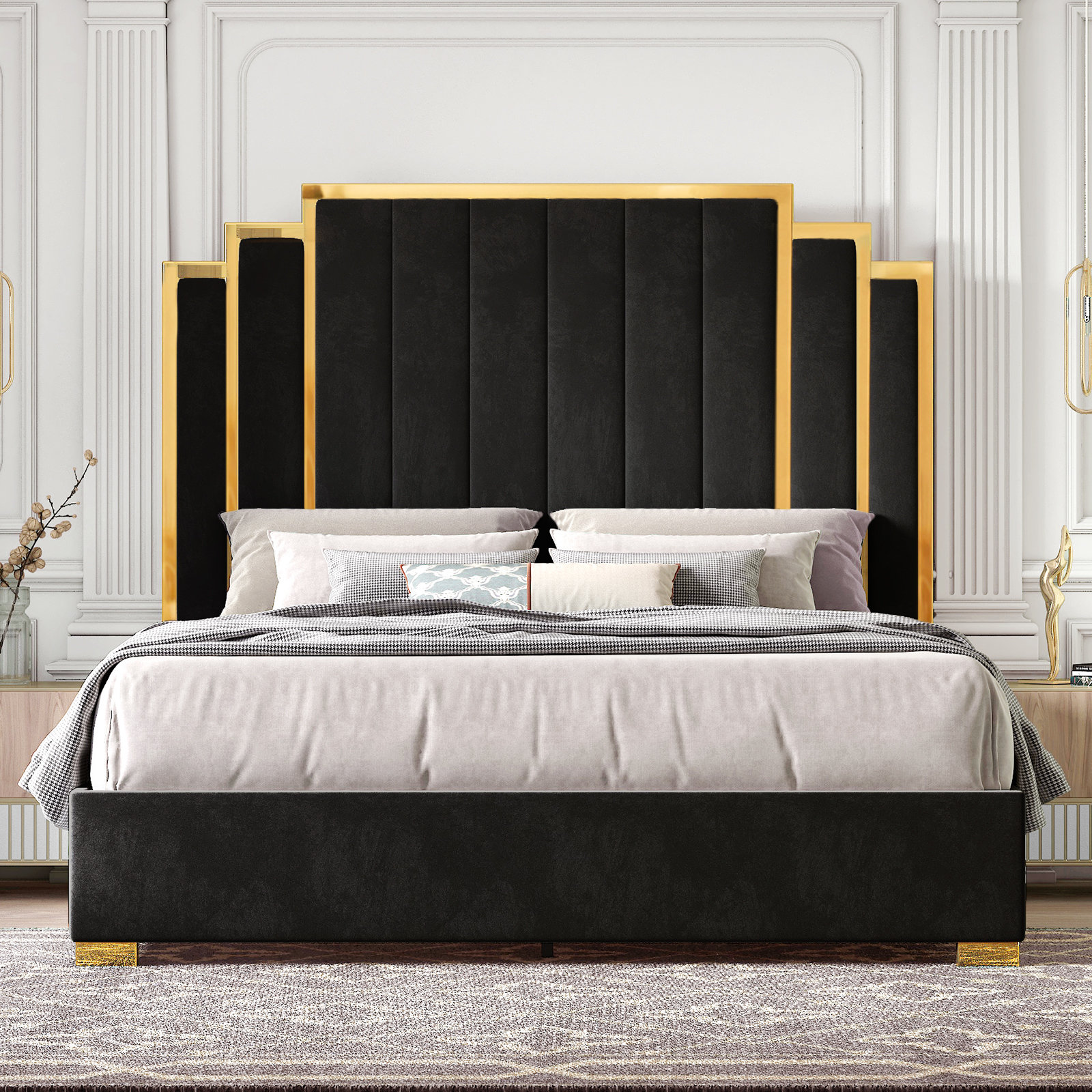 Willa Arlo Interiors Duncanville Upholstered Platform Bed