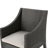 2 Grey Patio Armchairs For Outdoor Dining, Modern Chairs With Waterproof Back And Resin Seat 2 Dining In Grey, Furniture Water Fade- Features